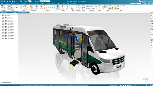 Tremonia Mobility 通過西門子 Xcelerator 打造高效且可持續(xù)的小型巴士